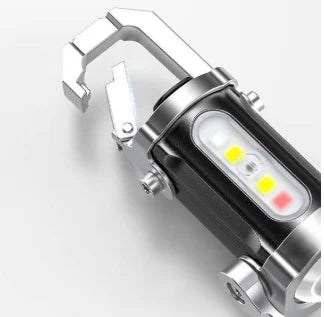 مفتاح سلسلة تقني متعدد الوظائف - إضاءة LED + بطارية محمولة Power Bank + مغناطيس