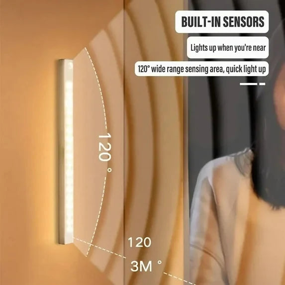 LED مصباح الحائط الذكي القابل لإعادة الشحن مع ضوء ليلي
